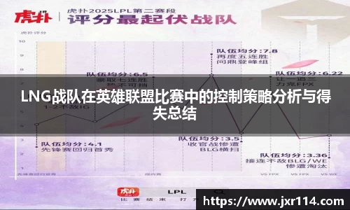 LNG战队在英雄联盟比赛中的控制策略分析与得失总结